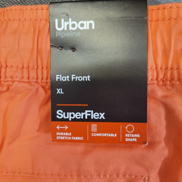 Urban Pipeline SuperFlex Men XL Orange Elastic Drawstring Shorts *Possible Flaw* - Picture 8 of 8